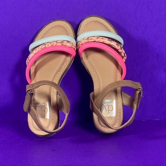 DV Dolce Vita Girl's Multicolor Dame Sandal Shoe Size 12‎ - Picture 5 of 9
